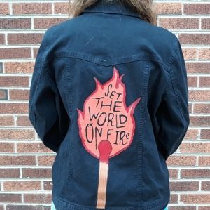 Handpainted Denim Jacket